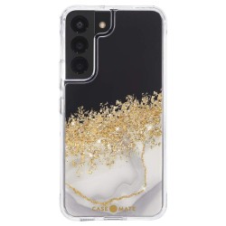 Huse Case Mate Karat Marble Samsung Galaxy S22, transparent/auriu